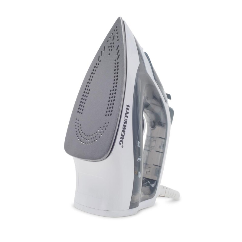 Fier de calcat Hausberg HB-7807VR, talpa ceramica, jet de abur 12g/min, abur pe verticala 25g/min, sistem antipicurare, sistem autocuratare, 2200W