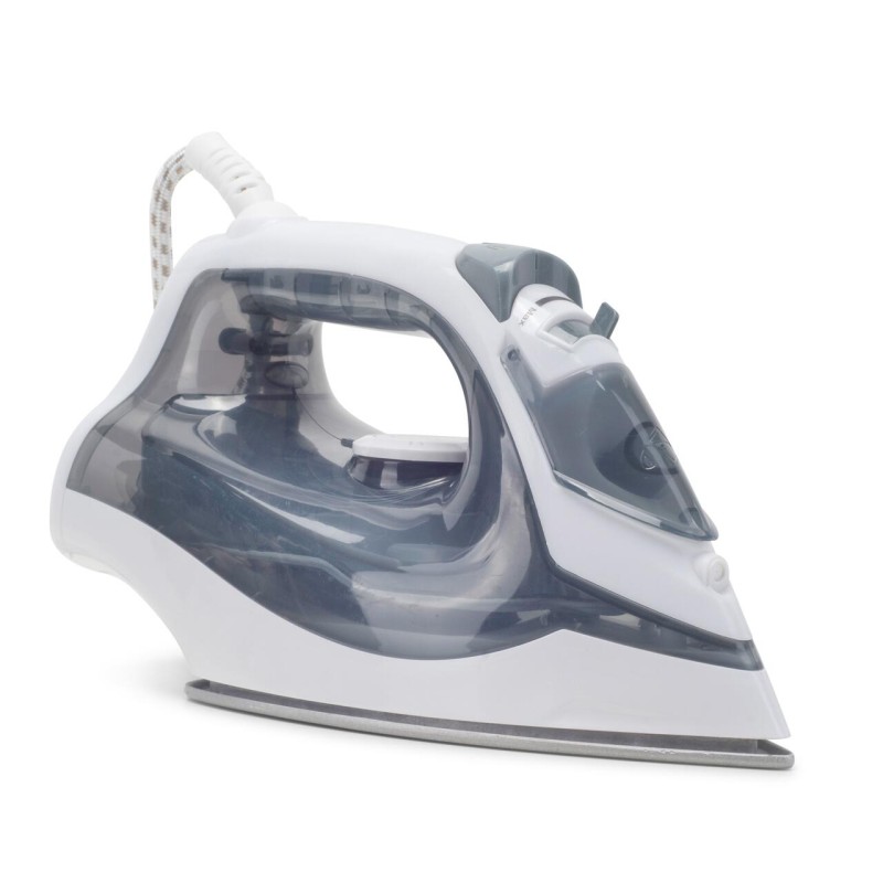 Fier de calcat Hausberg HB-7807VR, talpa ceramica, jet de abur 12g/min, abur pe verticala 25g/min, sistem antipicurare, sistem autocuratare, 2200W