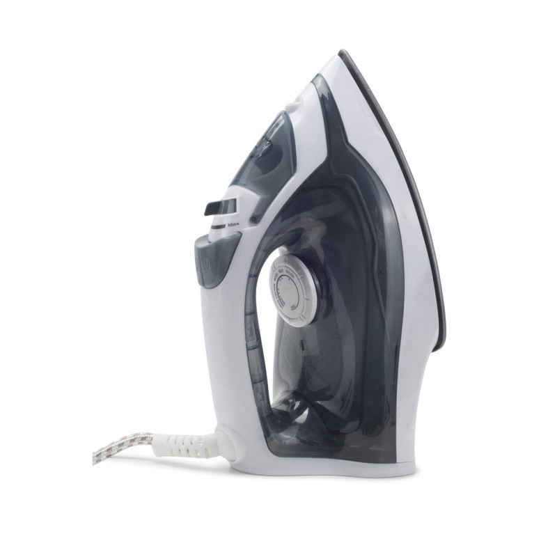 Fier de calcat Hausberg HB-7807VR, talpa ceramica, jet de abur 12g/min, abur pe verticala 25g/min, sistem antipicurare, sistem autocuratare, 2200W