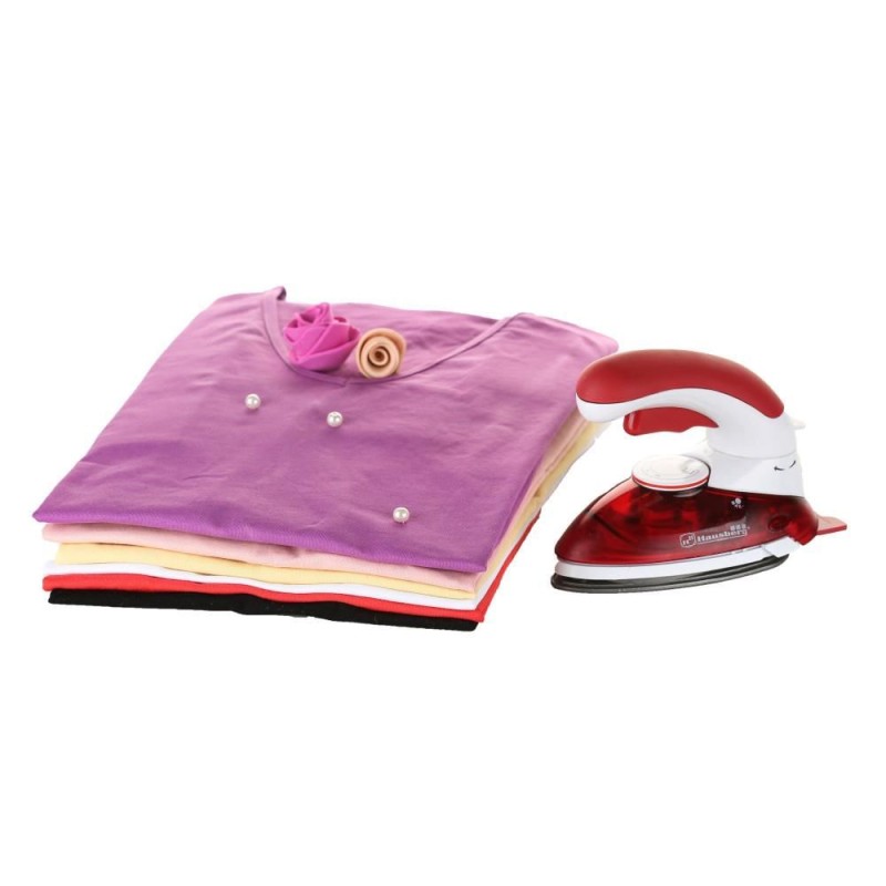 Fier calcat de voiaj Hausberg HB-7810RS, 1000W, Rosu