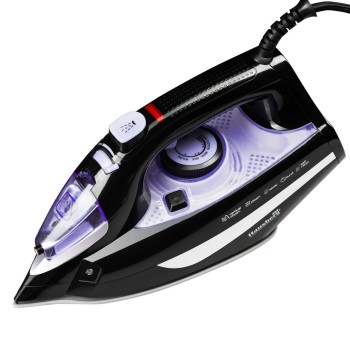 Fier de calcat HAUSBERG HB-7842MV, 2300W, rezervor apa 300ml, abur 18g/min, talpa ceramica, autocuratare, pulverizare, Mov