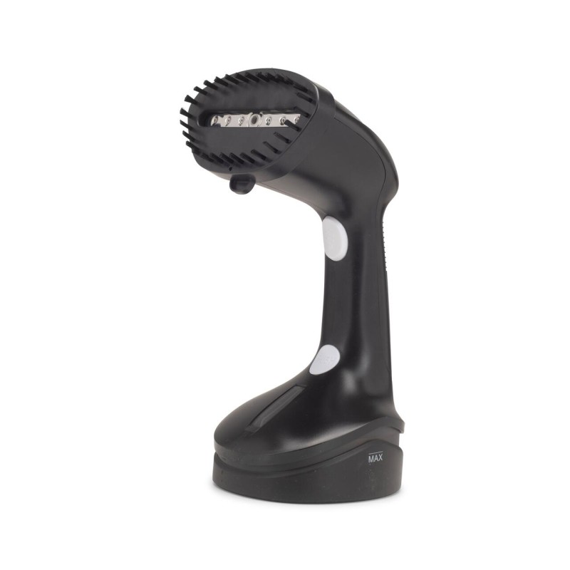 Fier de calcat vertical HAUSBERG HB-7901NG, 1200W, rezervor 200ml detasabil, placa de otel inoxidabil, abur 18g/min, buton on/off, Negru