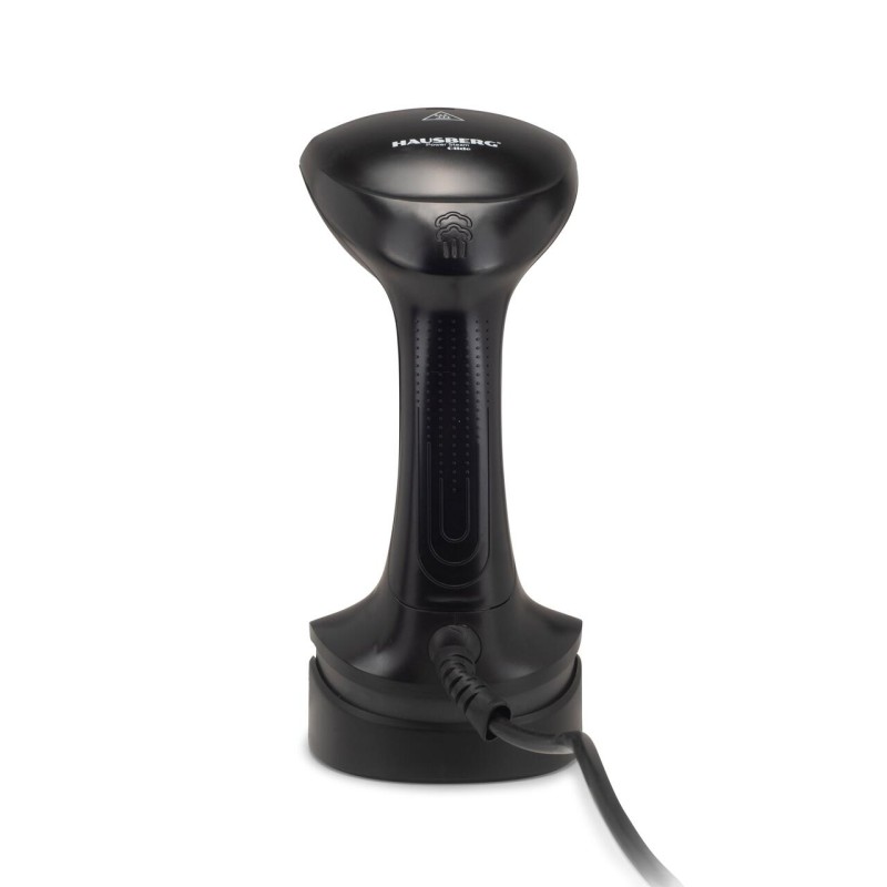 Fier de calcat vertical HAUSBERG HB-7901NG, 1200W, rezervor 200ml detasabil, placa de otel inoxidabil, abur 18g/min, buton on/off, Negru