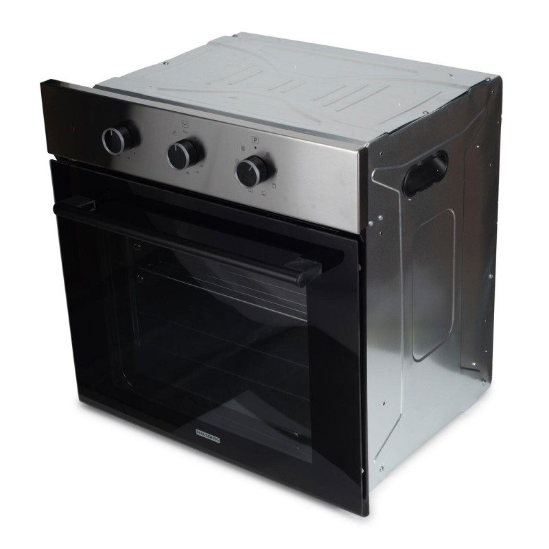 Cuptor electric incorporabil Hausberg HB-8044IN, 58L, 1600W, 8+1 programe, turbo ventilator, timer, sticla, 2 tavi, gratar