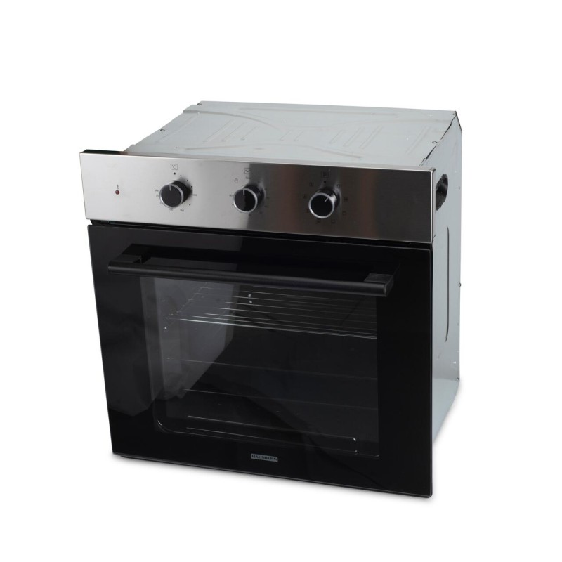 Cuptor electric incorporabil Hausberg HB-8044IN, 58L, 1600W, 8+1 programe, turbo ventilator, timer, sticla, 2 tavi, gratar