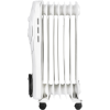 Calorifer electric Hausberg HB-8900AB, 1500 W, 7 elementi, 3 nivele de putere, termostat reglabil