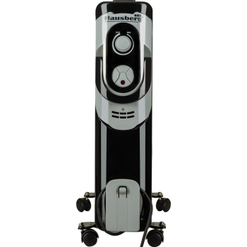 Calorifer electric Hausberg HB-8900NG, 1500 W, 7 elementi, 3 nivele de putere, termostat reglabil