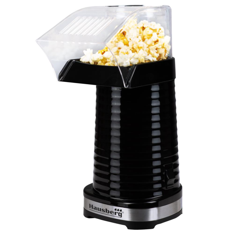 Aparat popcorn Hausberg HB-900NG, 1200 W, Negru