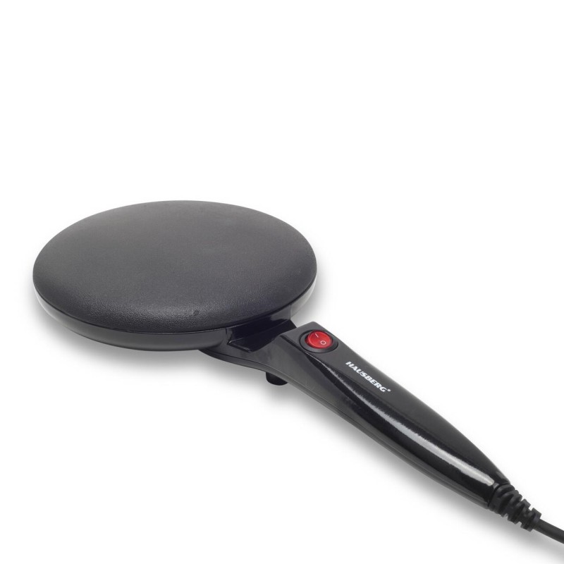 Plita pentru clatite Hausberg HB-9910NG, design compact, suprafata antiaderenta, negru