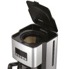 Filtru cafea digital cu functie de programare HAUSBERG HB3755, 1000-1200 W, 1.8 l, Wifi, afisaj LED, sistem de protectie, Inox
