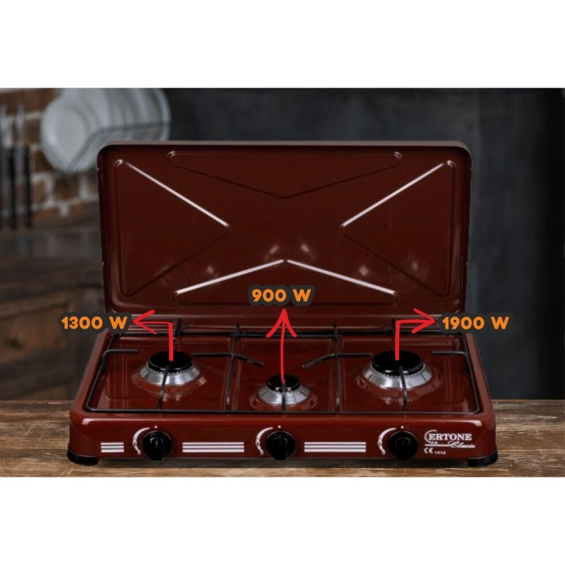 Aragaz 3 ochiuri ERT-MN 208, maro