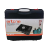Aragaz portabil camping Ertone ERT-MN231NG, Pentru butelii spray, 2,2 kW, Aprindere piezo, Negru