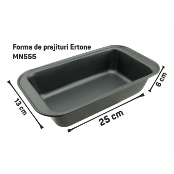 Forma de prajituri Ertone MN555, 25x13x6