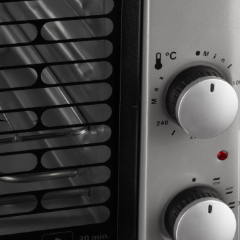 Cuptor electric Ertone MN9135GR, 36L, 1420W, Inaltime reglabila, 2 Tavi, Gri