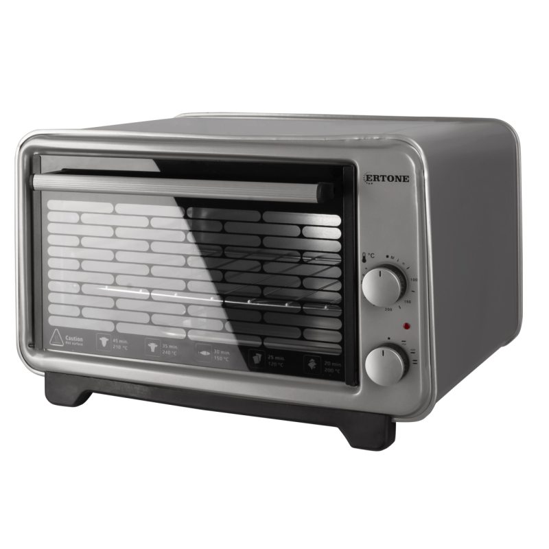 Cuptor electric Ertone MN9135GR, 36L, 1420W, Inaltime reglabila, 2 Tavi, Gri