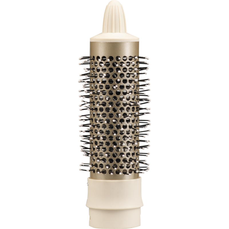 Perie pentru par Hausberg HB-19 cu 6 accesorii, 1000W, 360 C, Alb/Auriu