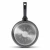 Tigaie antiaderenta FLONAL cu 5 straturi de acoperire cu efect de piatra Magma-Tech, 26cm