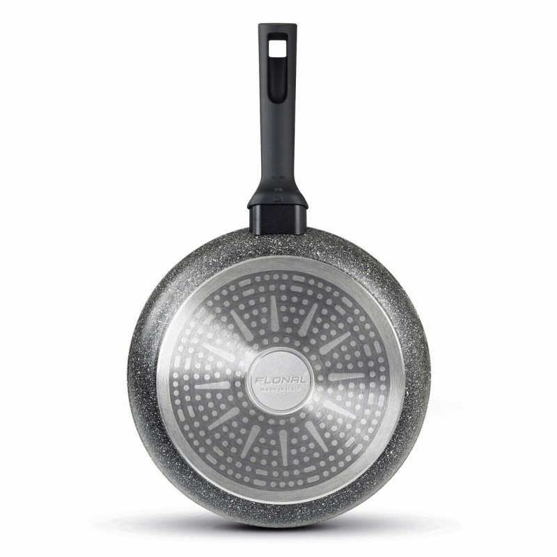 Tigaie antiaderenta FLONAL cu 5 straturi de acoperire cu efect de piatra Magma-Tech, 26cm