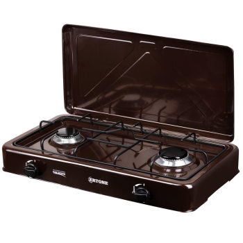 Aragaz, Minigaz 2 arzatoare Ertone ERT-MN 207MR, Emailat