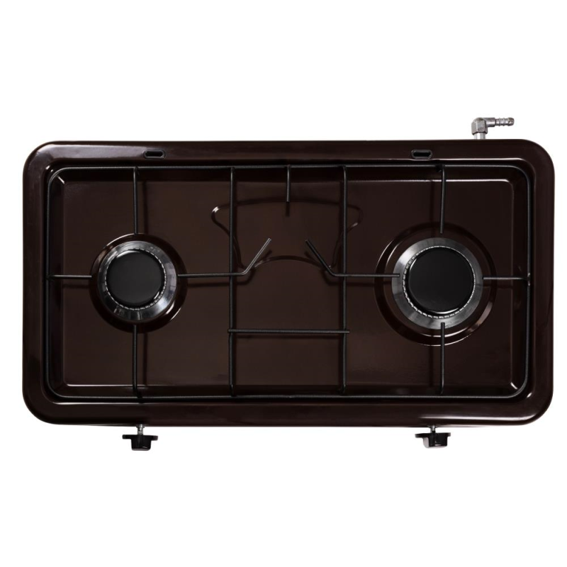 Aragaz, Minigaz 2 arzatoare Ertone ERT-MN 207MR, Emailat