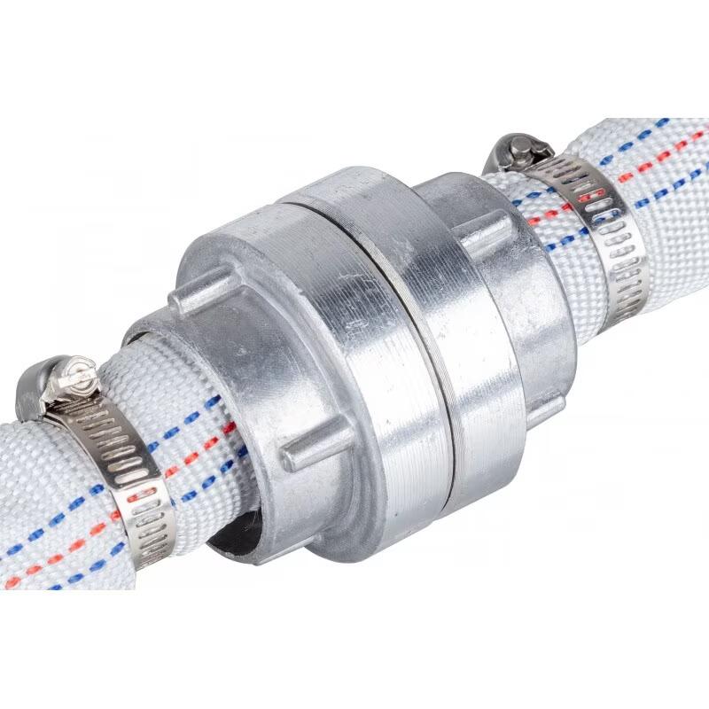 Furtun pentru refulare TATTA TT-C2015, diametru 1”, rola 20m cu mufe cuplare metalice, interior si exterior acoperit cu PVC