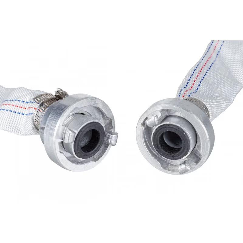 Furtun pentru refulare TATTA TT-C2015, diametru 1”, rola 20m cu mufe cuplare metalice, interior si exterior acoperit cu PVC