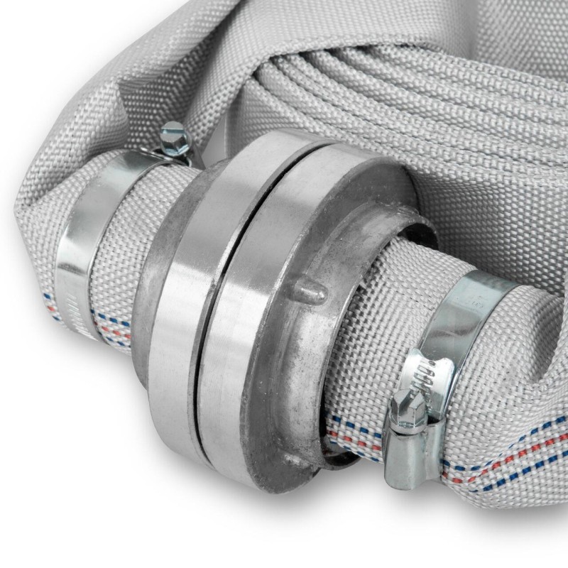 Furtun pentru refulare TATTA TT-C2016, diametru 2”, rola 20m cu mufe cuplare metalice, interior si exterior acoperit cu PVC