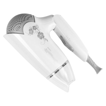 Uscator de par Hausberg HB25AB cu concentrator flux de aer, 1400W, maner pliabil, Alb