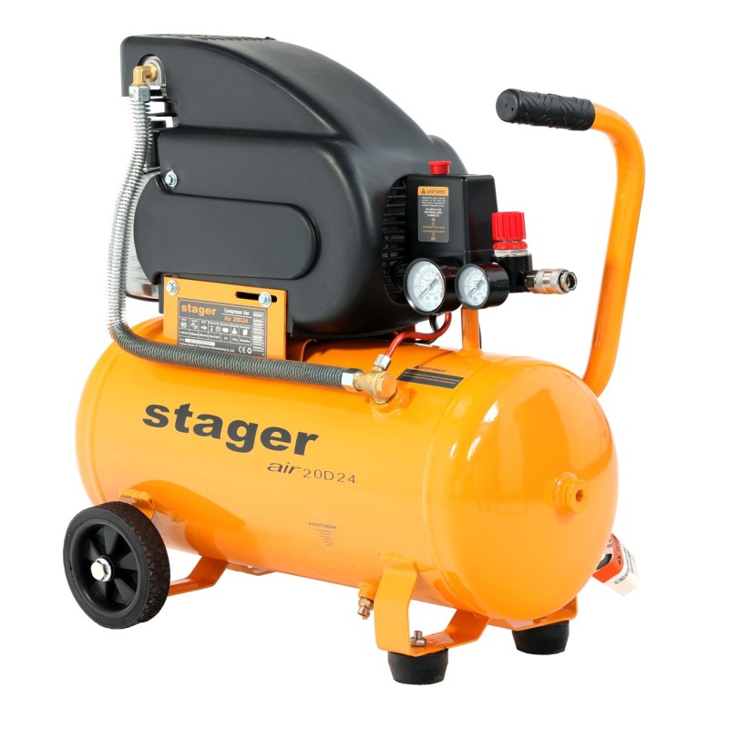 Air 20D24 compresor aer Stager, 24L, 8bar, 200L/min