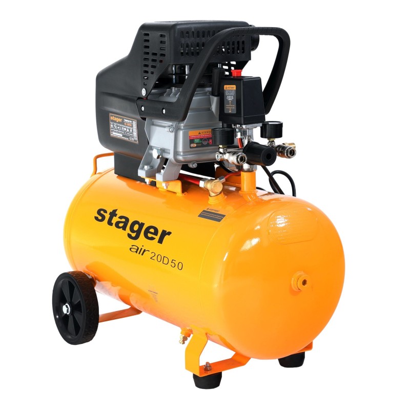 Air 20D50 compresor aer Stager, 50L, 8bar, 200L/min