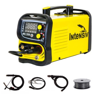 Aparat de sudura MIG 130di INTENSIV tip MIG-MAG + rola de sarma inox flux 1kg