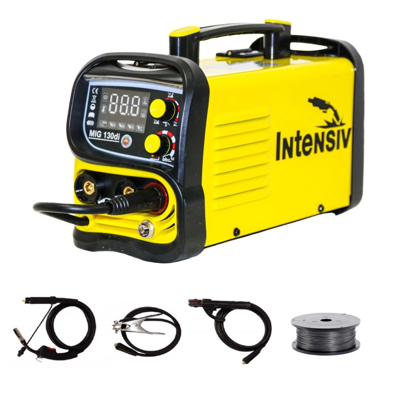 Aparat de sudura MIG 130di INTENSIV tip MIG-MAG + rola de sarma inox flux 1kg