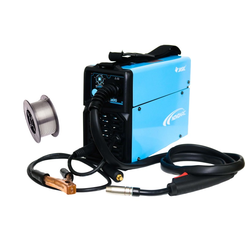 Aparat de sudura NOVO MIG 130 JASIC tip MIG-MAG + rola de sarma flux 1kg