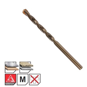 Burghiu multifunctional CrV 4x80 mm