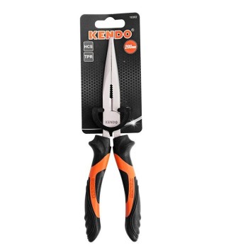 Cleste cu falci lungi drepte cu o lungime totala de 160 mm din otel C55 cu continut ridicat de carbon