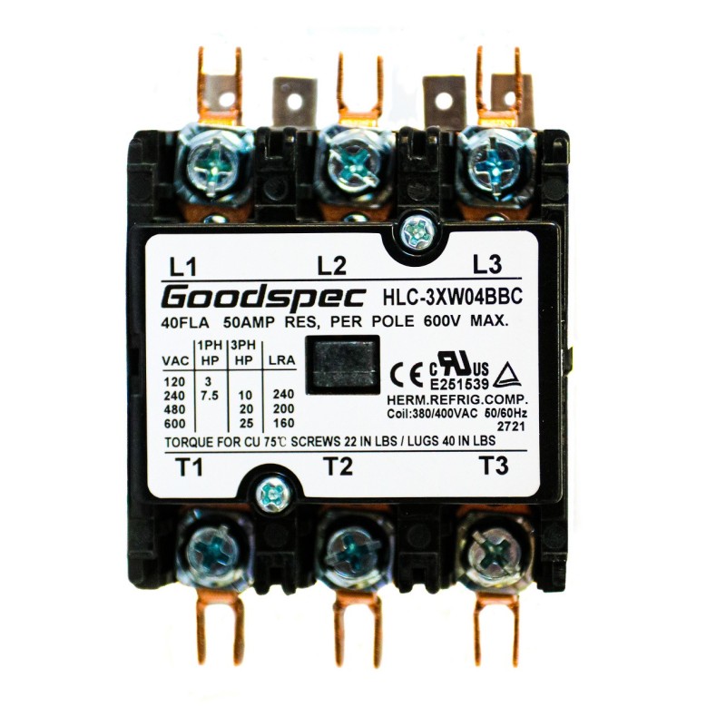 Contactor pentru aeroterme industriale