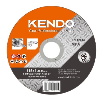 Disc de taiere pentru otel si metal cu un diametru de 115 mm si o grosime de 1 mm