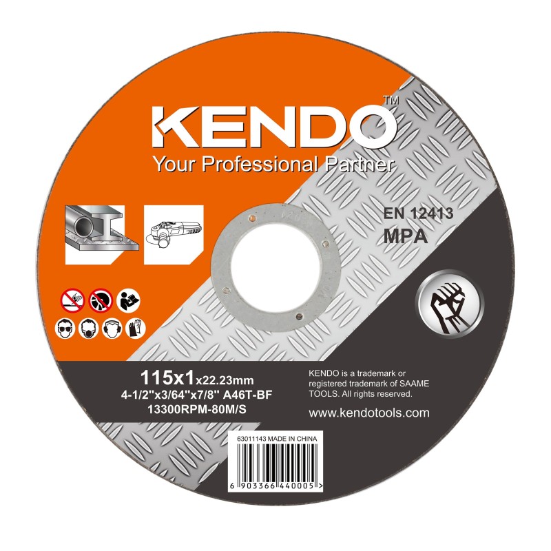 Disc de taiere pentru otel si metal cu un diametru de 115 mm si o grosime de 1 mm