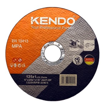 Disc de taiere pentru otel si metal cu un diametru de 125 mm si o grosime de 1 mm