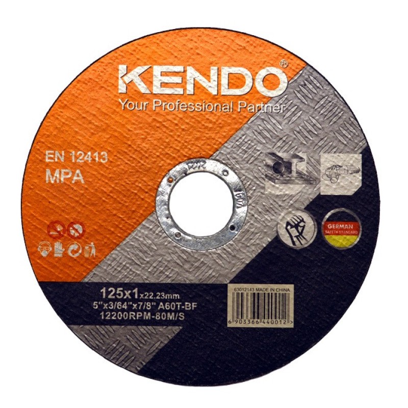 Disc de taiere pentru otel si metal cu un diametru de 125 mm si o grosime de 1 mm