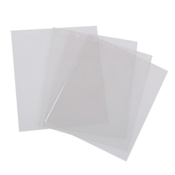 Geam plastic protectie exterioara 115x95mm