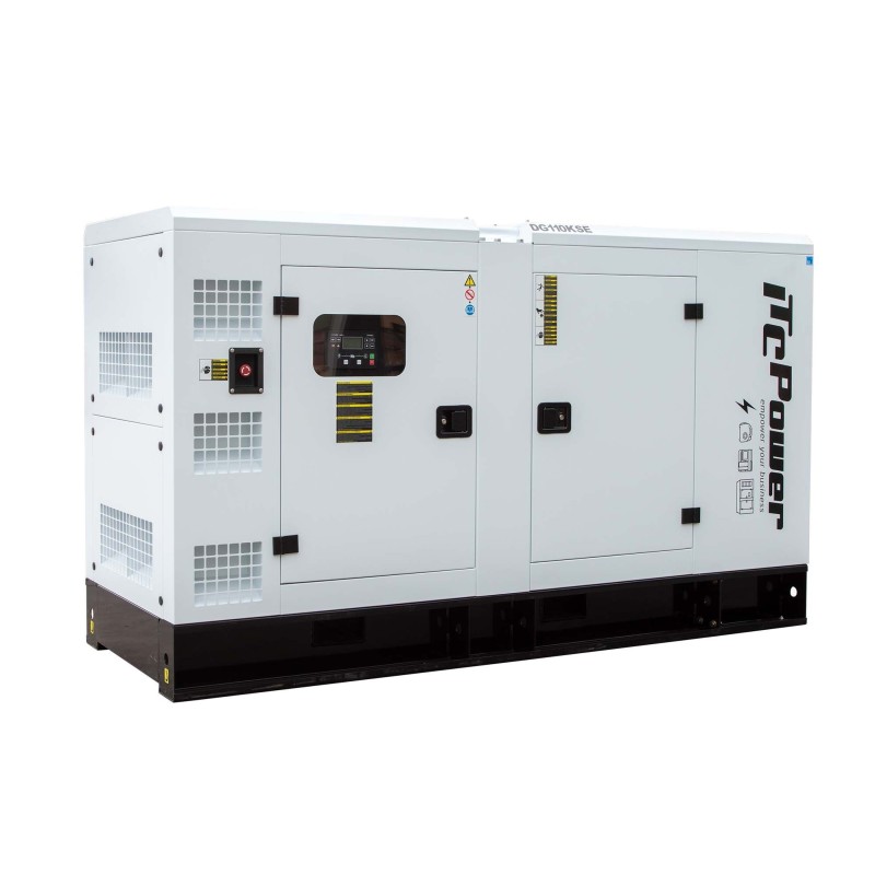 Generator Diesel Industrial Insonorizat ITC Power DG110KSE 110 kVA Trifazat — 1500 RPM, 6870cc, AMF9