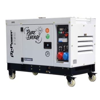 Generator Diesel Trifazat ITC Power DG10000SE-T 10.6 kVA Full Power — Baterie Litiu, AVR