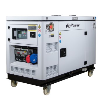 Generator Diesel Trifazat ITC Power DG12000XSE-T 12.5 kVA Full Power — Motor Bicilindric Racit cu Apa