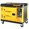 Generator insonorizat Stager YDE8600TA-TA3 V2, 7.5kVA, DualPower 230-400V, diesel, 3000rpm, pornire electrica