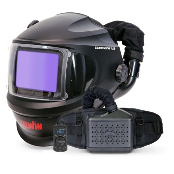 GRANDVIEW AIR PAPR - Masca de sudura automata Telwin, cu sistem respirator purificator de aer