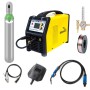 Pachet complet sudura MIG/MAG: MIG 200 TRIO SYNERGIC Intensiv, 230 V, 200 A, Butelie corgon 8l (plina), rola otel 5kg - 0.8mm