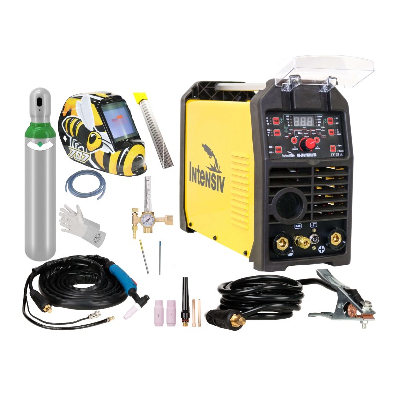 Pachet complet sudura TIG 200P MIX AC/DC Intensiv