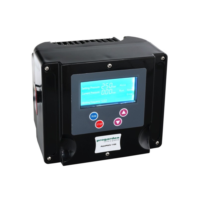ProGARDEN AquaMatic 1100 Controler VFD 20-50Hz, 1.1kW, 1x230V-in, 1x230V-out, compact, LED