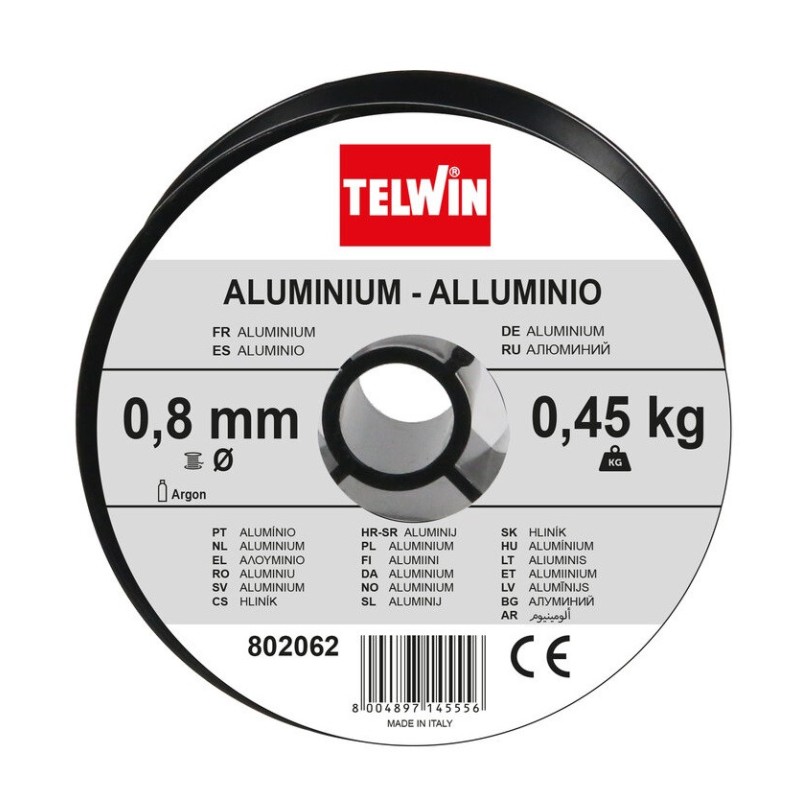 Sarma sudura aluminiu AlMg5 Telwin 0.8 mm rola 0.45 kg